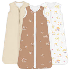 TOTCHILL baby sleep sack, front view, soft fabric for gentle night comfort.