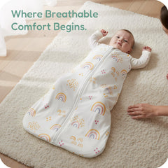 TOTCHILL sleep sack 1-0 tog provides gentle warmth without overheating