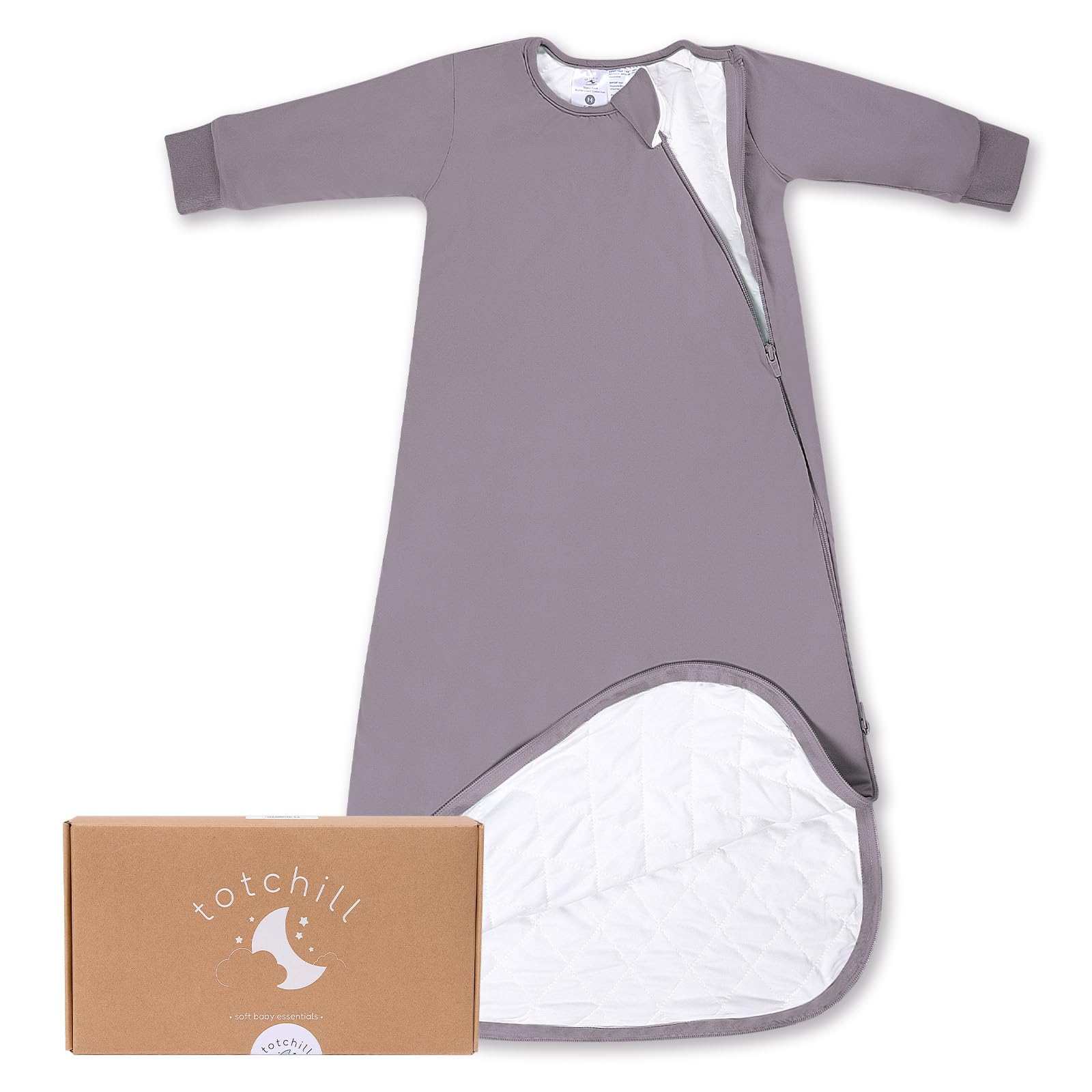TOTCHILL baby sleep sack long-sleeve soft fabric keeps baby cozy at night