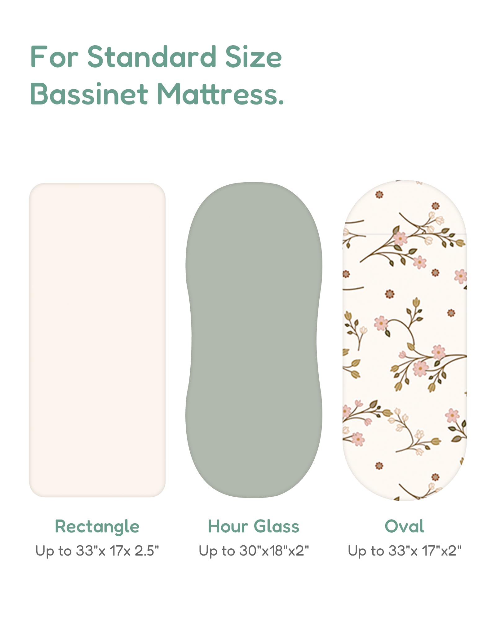 TotChill bassinet sheet beige solid, versatile style for any nursery setup