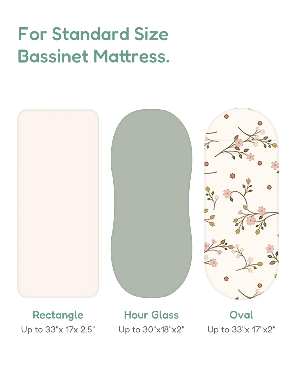 TotChill bassinet sheet beige solid, versatile style for any nursery setup
