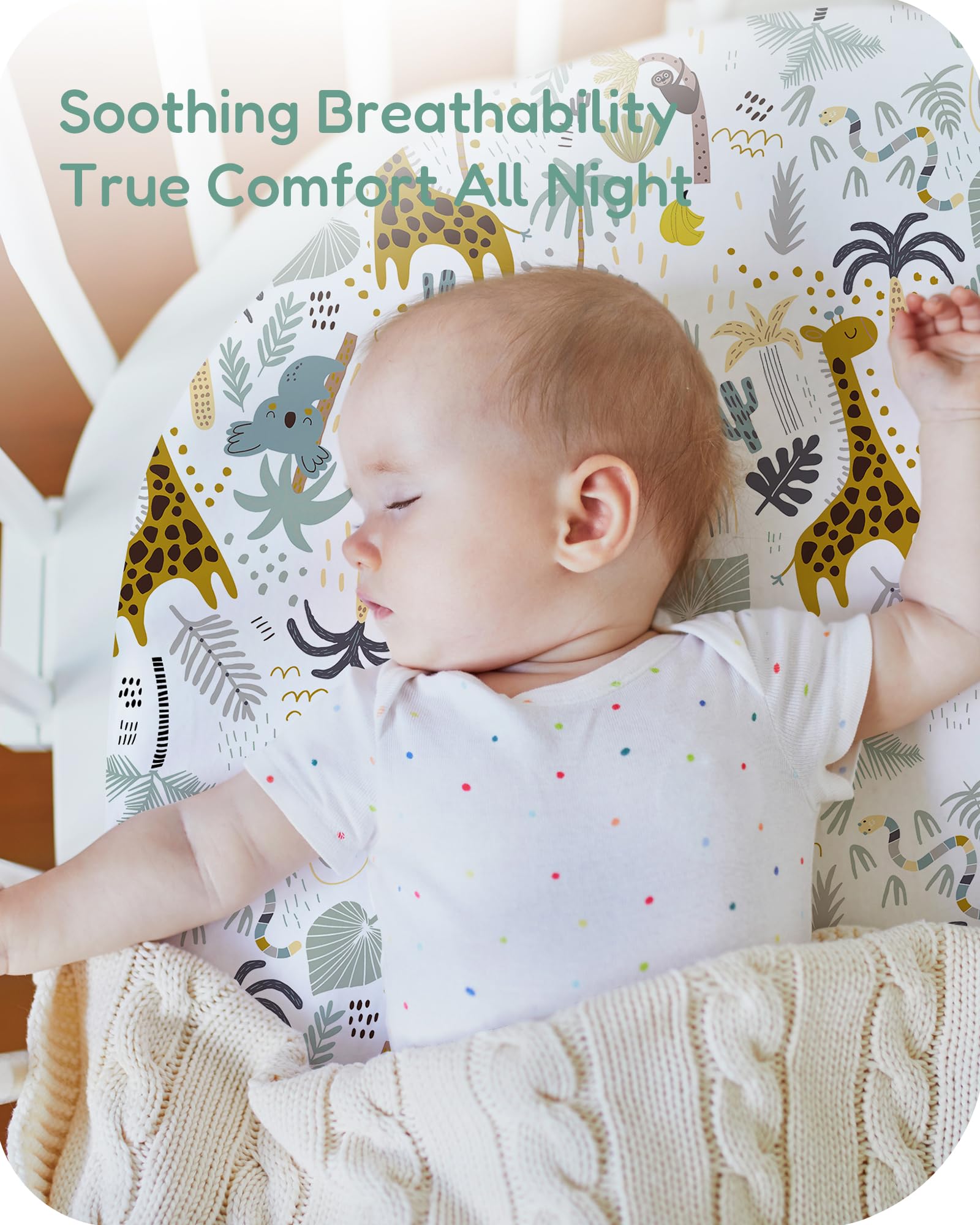 Universal fit covers most bassinet mattresses for quick swaps.