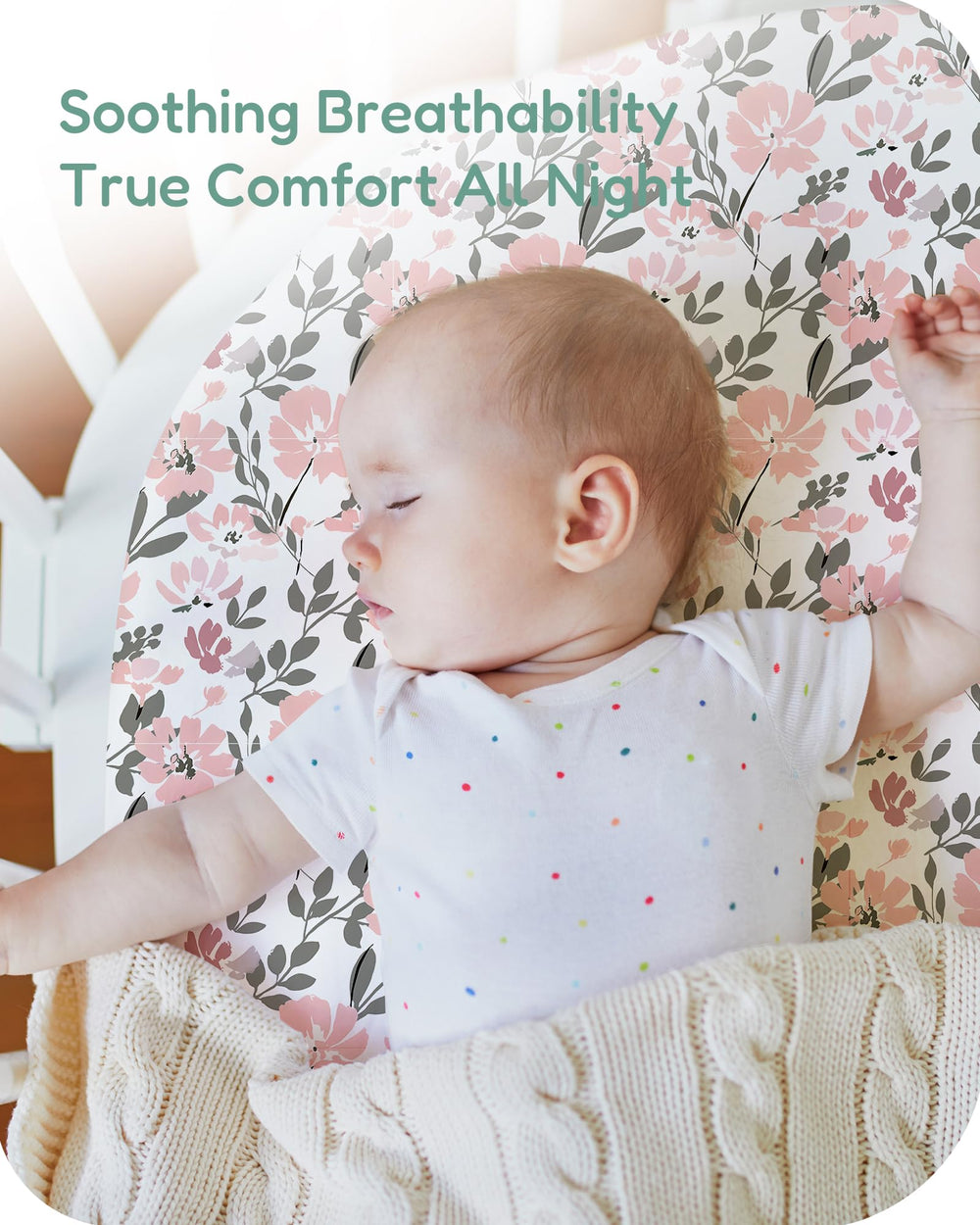 TotChill bassinet sheet durable and machine washable for busy parents