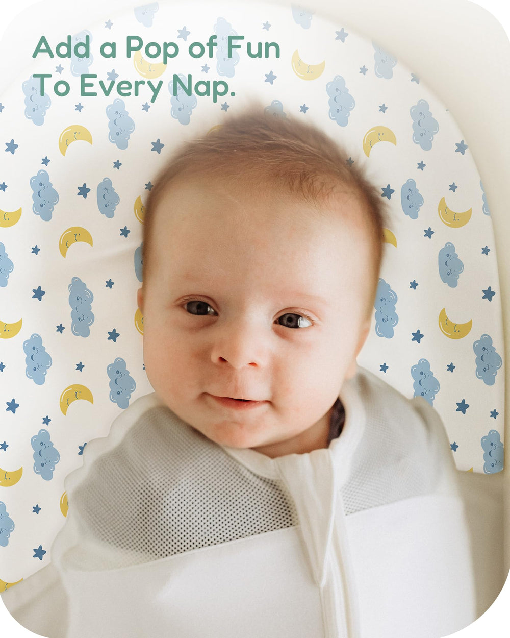 TotChill bassinet sheets elastic edge for secure, easy fit