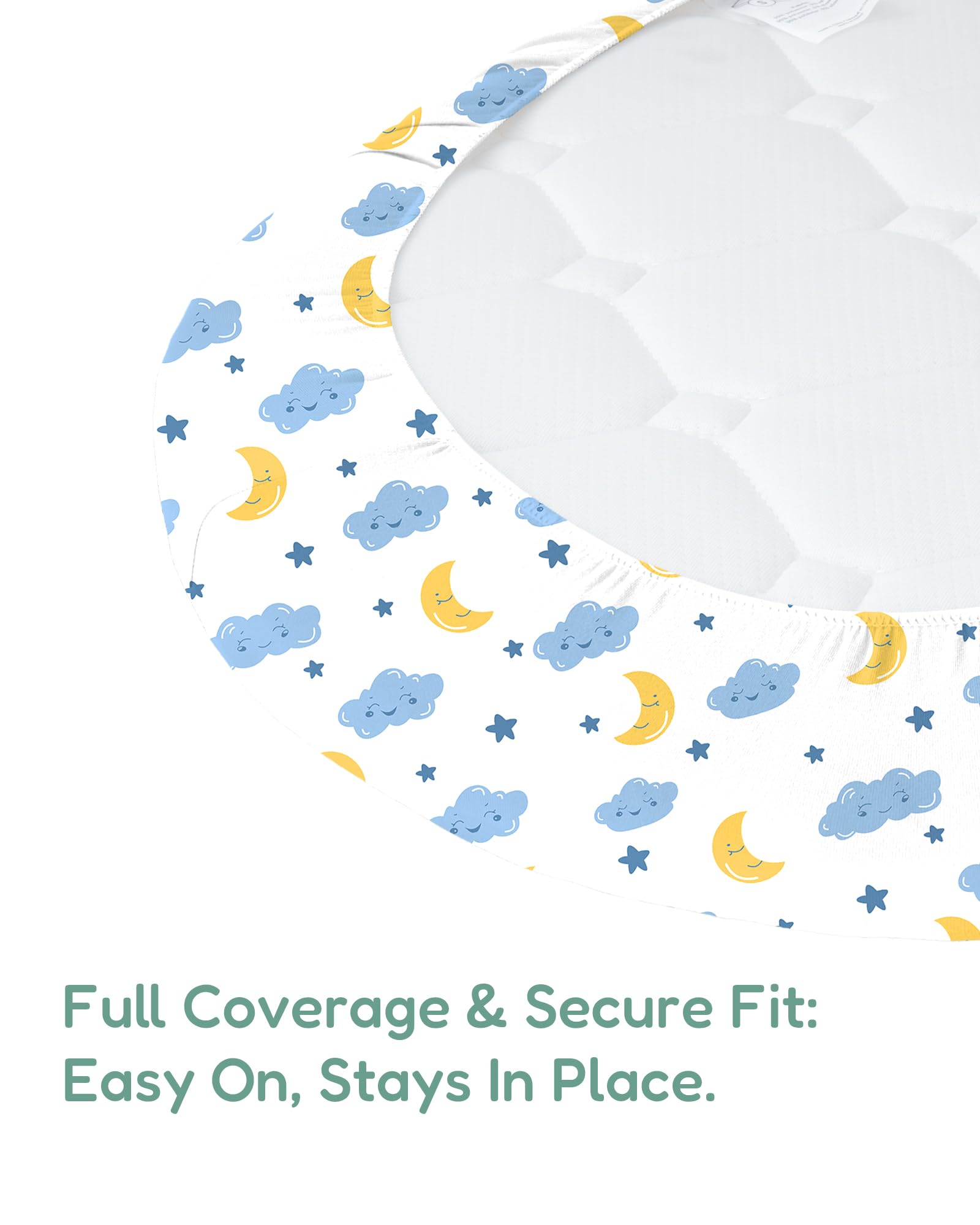 TotChill fits Halo and Baby Delight bassinet mattresses securely