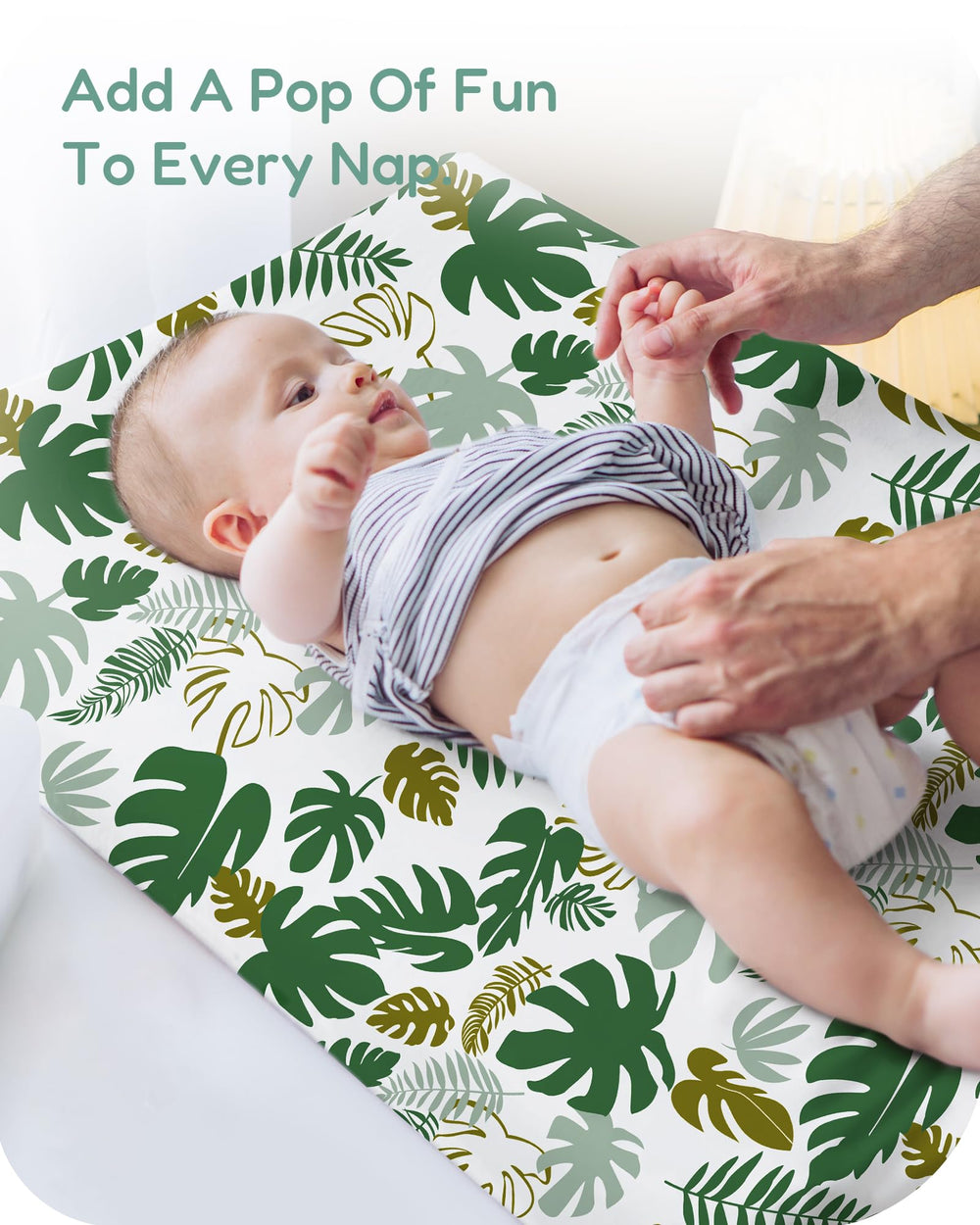 TotChill cover fits 32 by 16 by 5 inches changing pads for easy setup