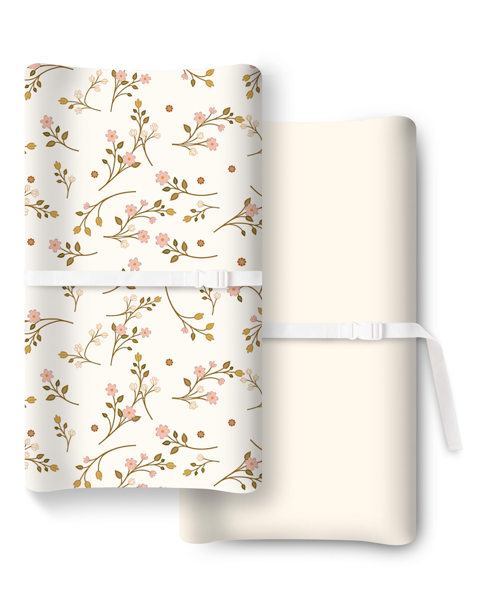 TOTCHILL changing pad cover in two colors fits standard pads and adds playful style.