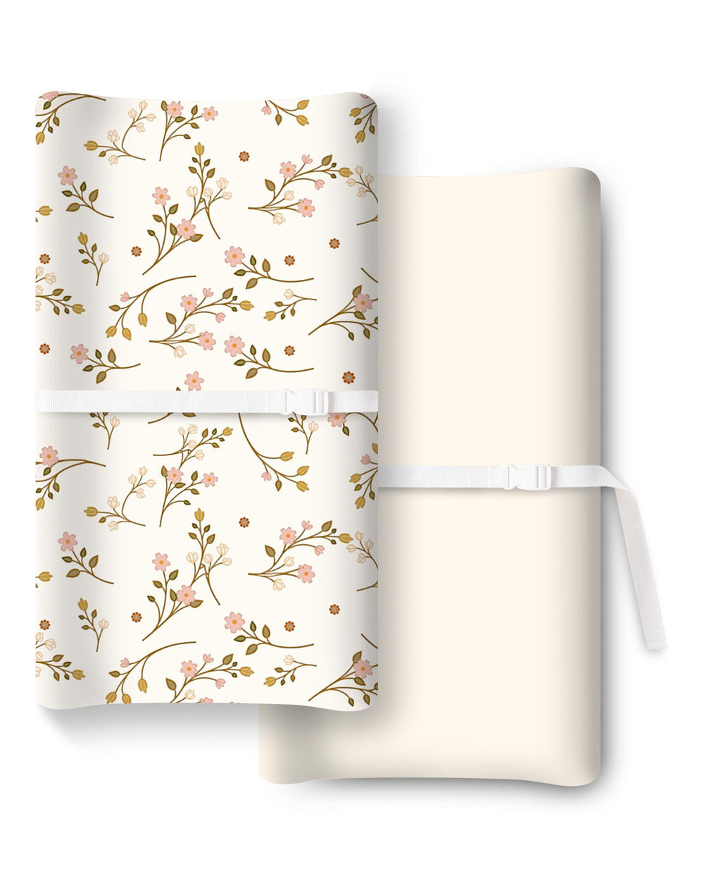 TOTCHILL changing pad cover in two colors fits standard pads and adds playful style.