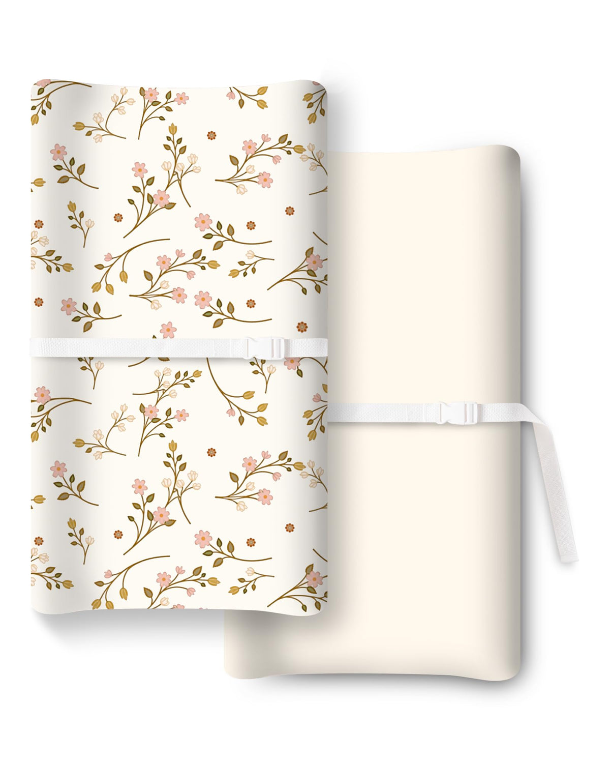 TOTCHILL changing pad cover in two colors fits standard pads and adds playful style.