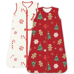 TOTCHILL Christmas Baby Sleep Sack with 1.0 TOG keeps baby warm without overheating
