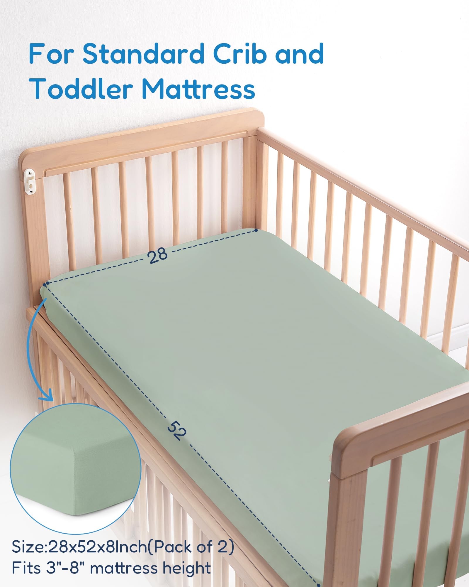 TotChill elastic-edge crib sheet offers stay-put fit for quick changes