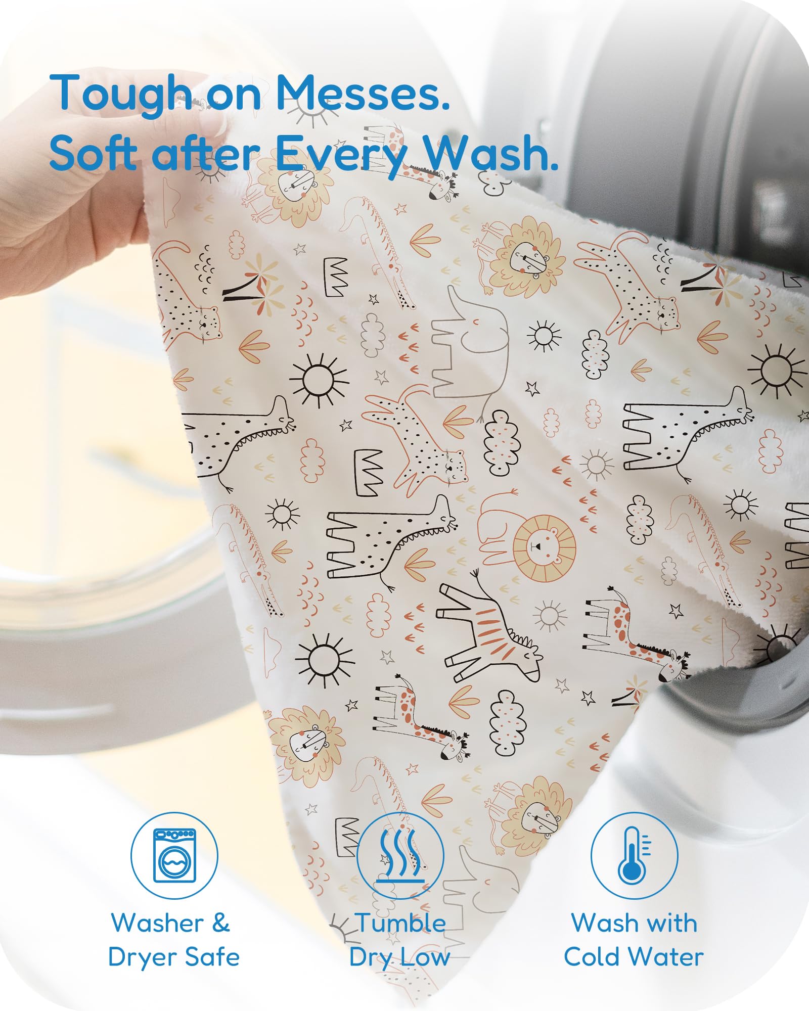 TotChill sheets resist fading after many washes with vibrant color