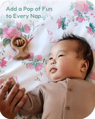 TotChill sheets with elastic edge providing a secure, stay-in-place fit.