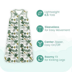 TOTCHILL Sleep Sack 6-15 Months back view highlights full coverage with breathable material.