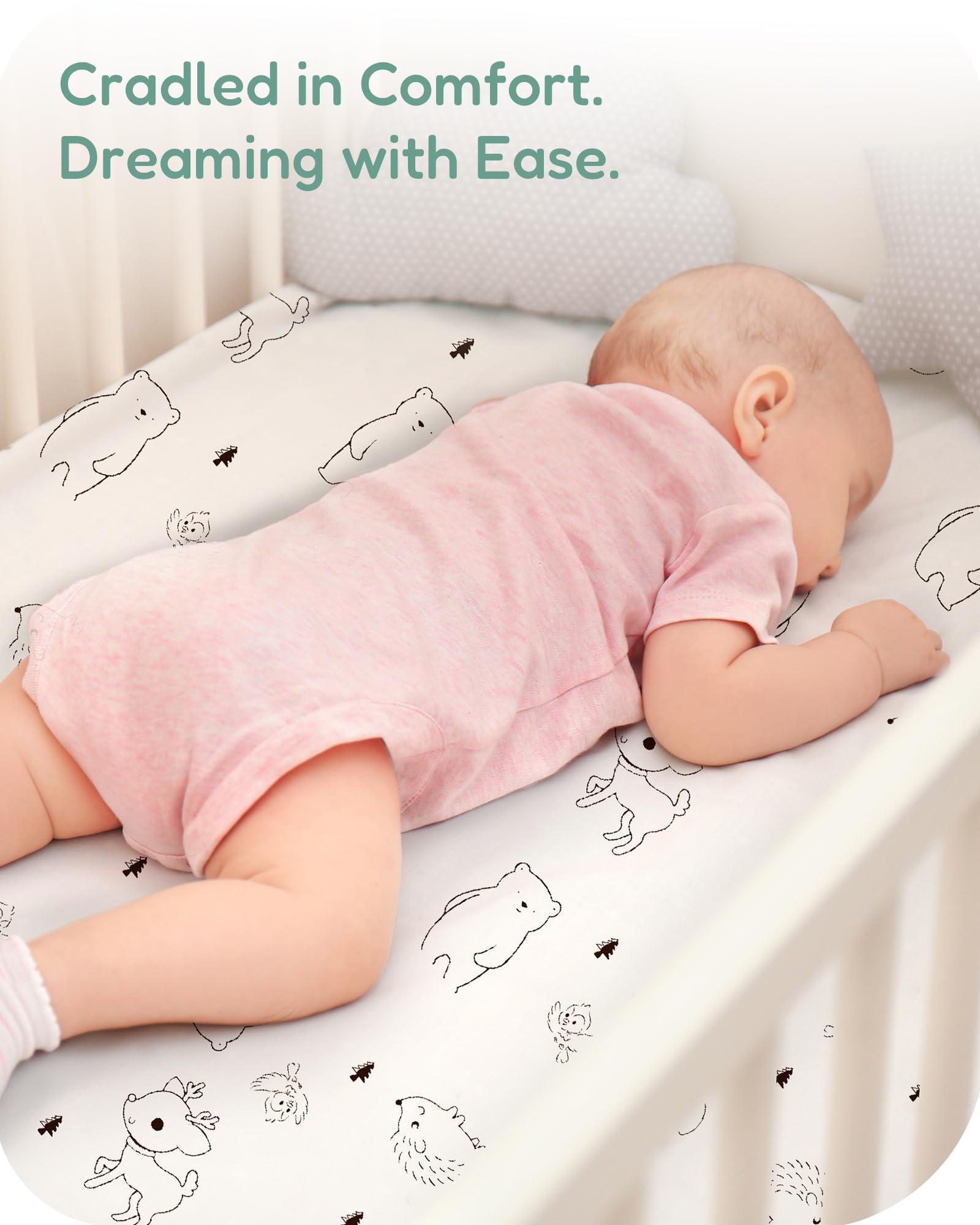 TotChill soft polyester crib sheets feel buttery and breathable for naps.