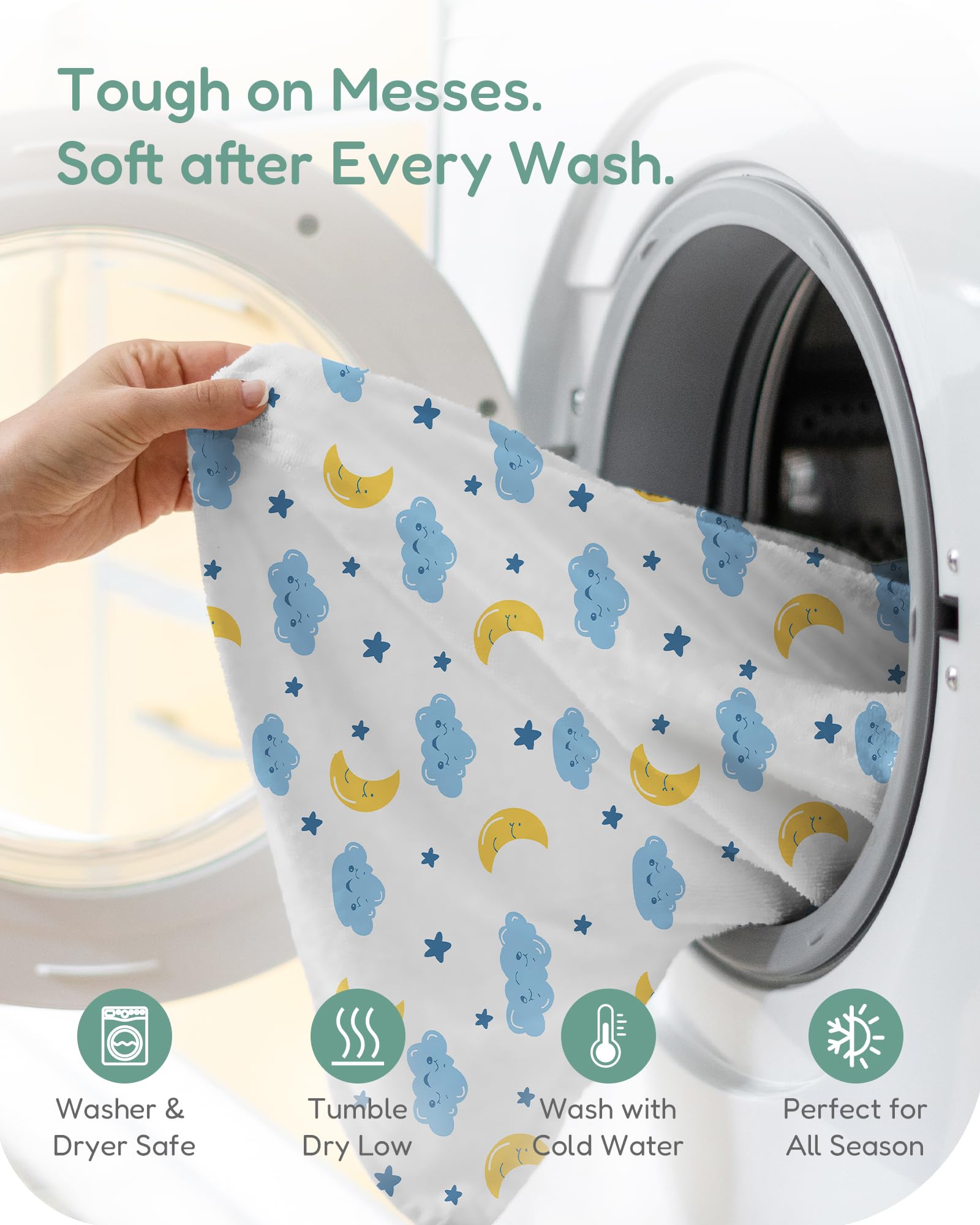 TotChill soft, durable weave supports gentle night-time movement.