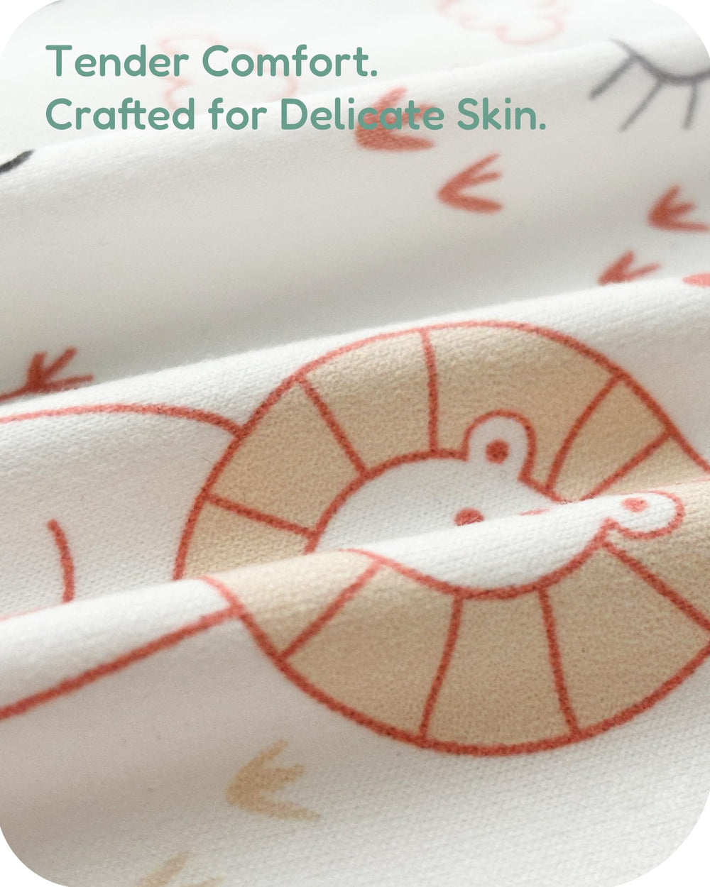 Fits standard crib mattress securely for TotChill sheets.