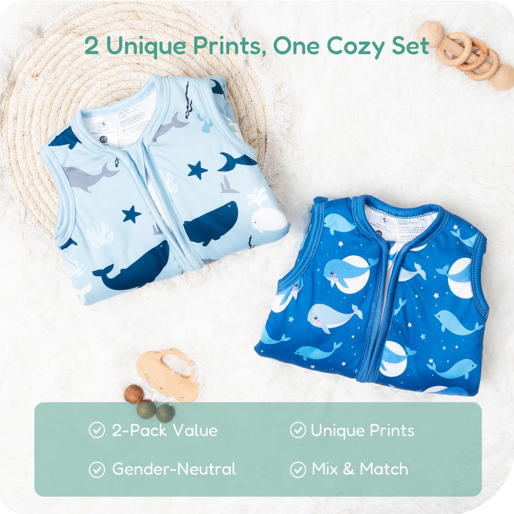 Totchill gift-ready sleep sacks show a thoughtful nursery gift.