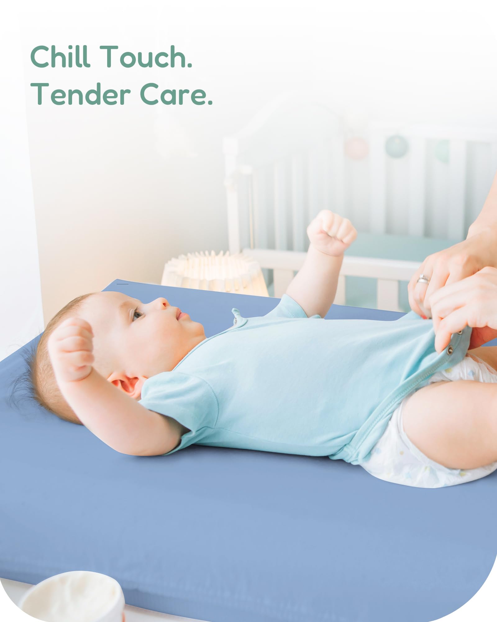 TOTCHILL two-color design suitable for boys and girls, easy to match nursery decor.