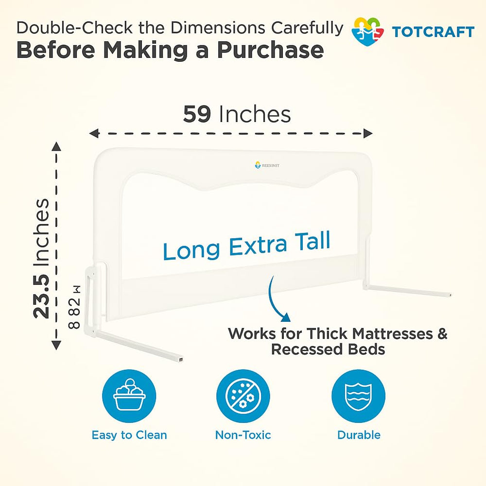 TotCraft bed rail installation demonstrates quick setup for busy households