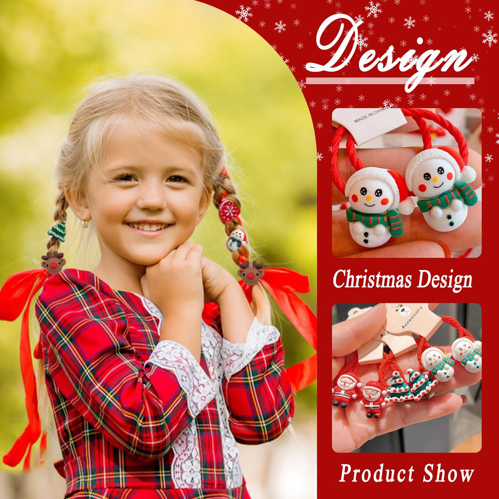 Totelux reindeer hair tie design secures ponytails softly