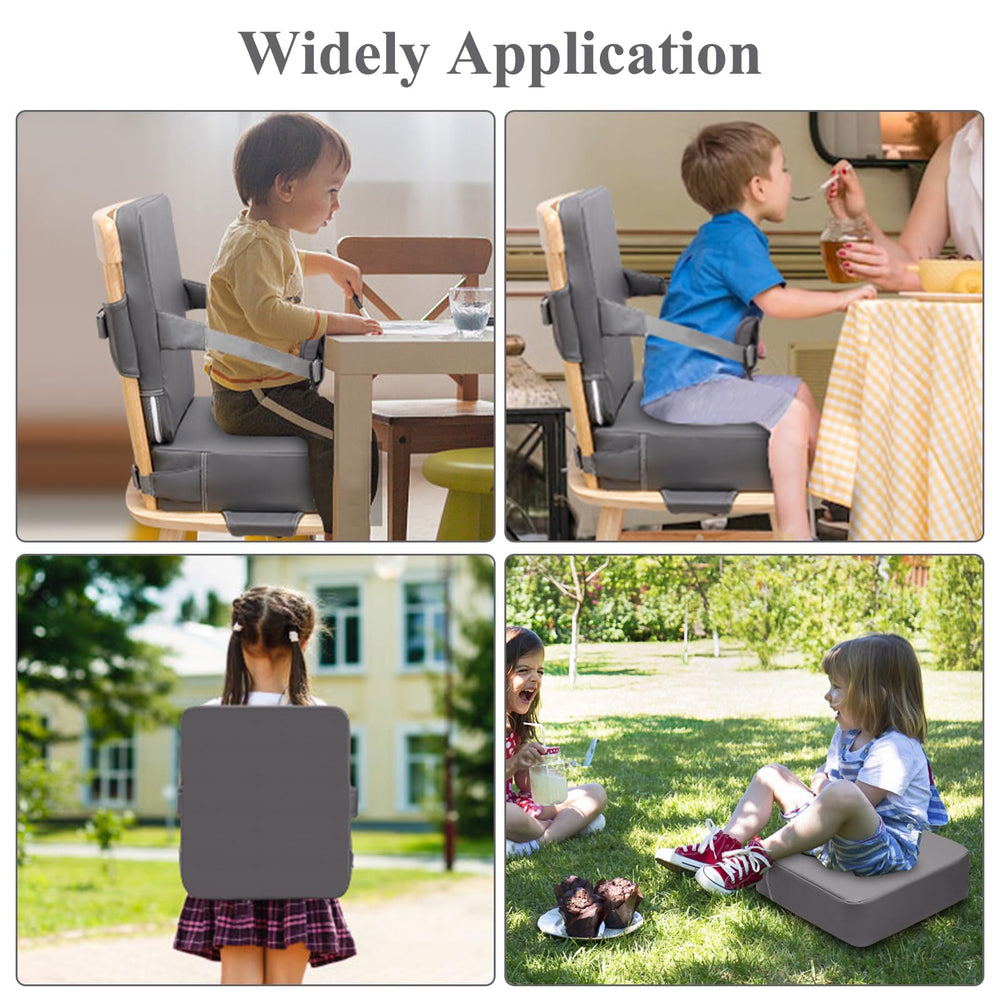 TOTIDYH booster seat waterproof PU cover makes cleanup quick
