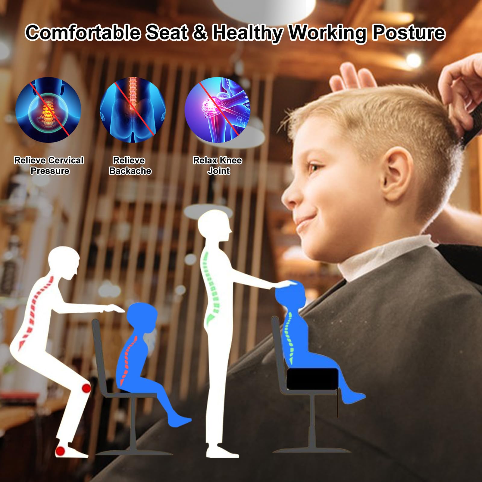 Totidyh integrated handle lets you move the chair cushion anywhere.