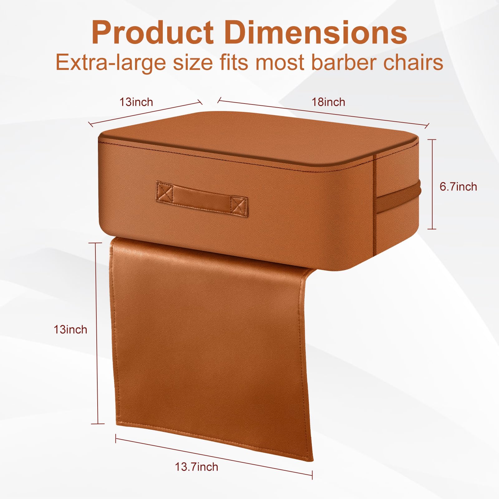 TOTIDYH booster seat front view highlighting wide base for stability.