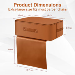 TOTIDYH booster seat front view highlighting wide base for stability.