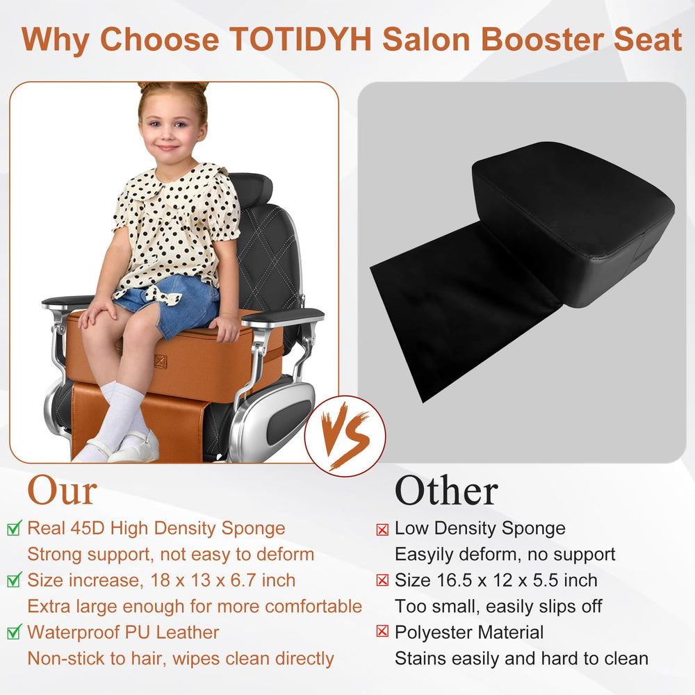 TOTIDYH booster seat in use with a child, demonstrating ergonomic positioning.