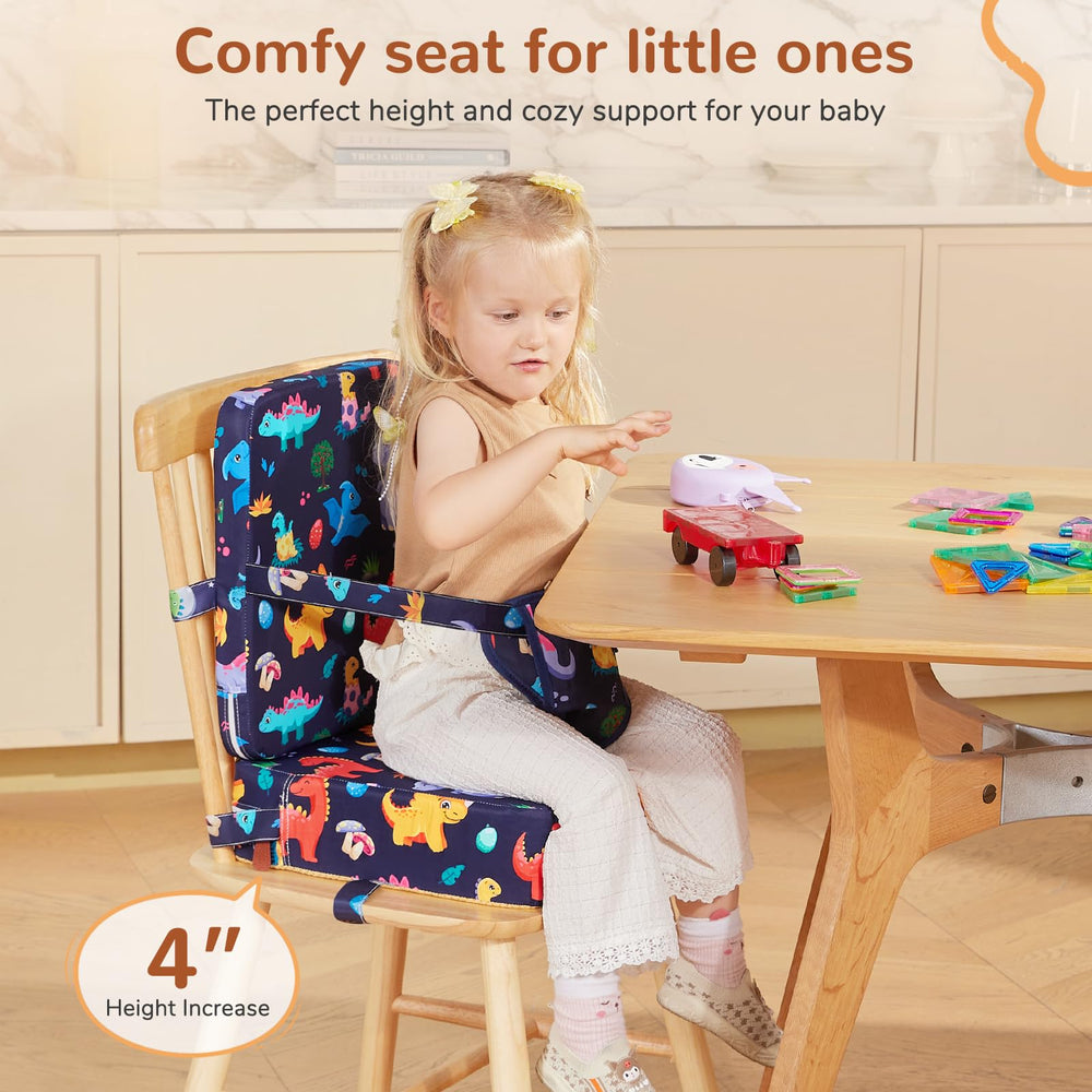 TOTIDYH booster seat in use at the table supports independent eating.