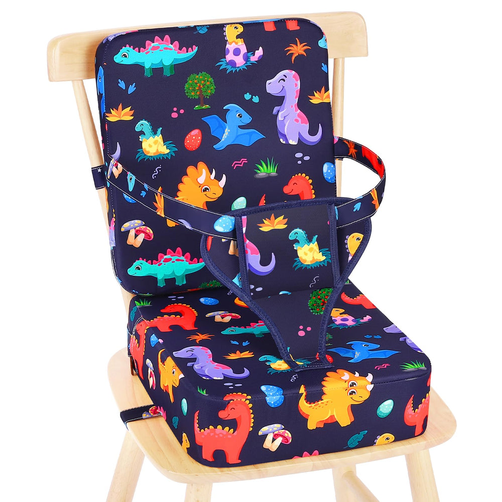 TOTIDYH toddler booster seat with backrest provides stable support at family meals.