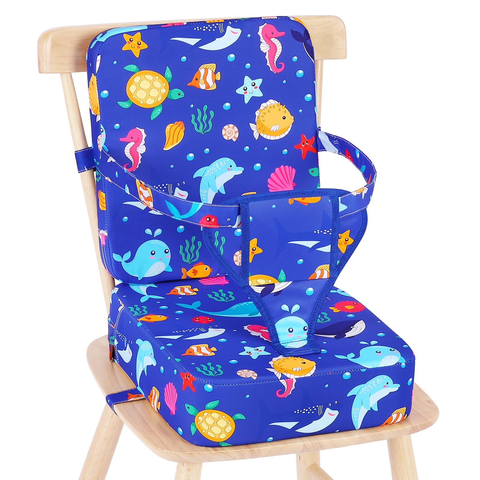 TOTIDYH toddler booster seat backrest offers stable seating for family meals.