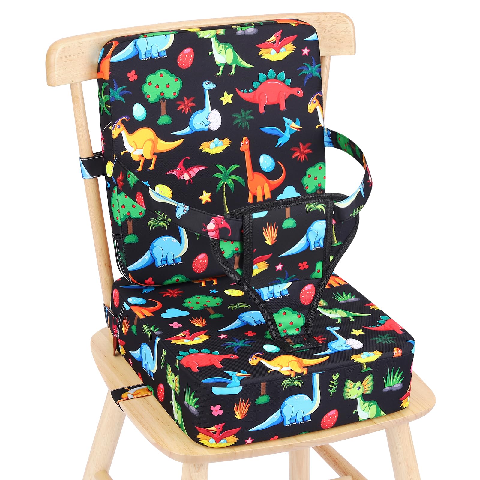 TOTIDYH toddler booster seat backrest providing extra support during family meals.