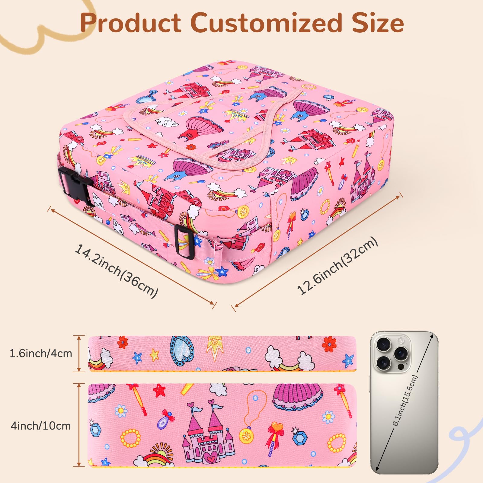 TOTIDYH compact portable design travels well for meals away from home.