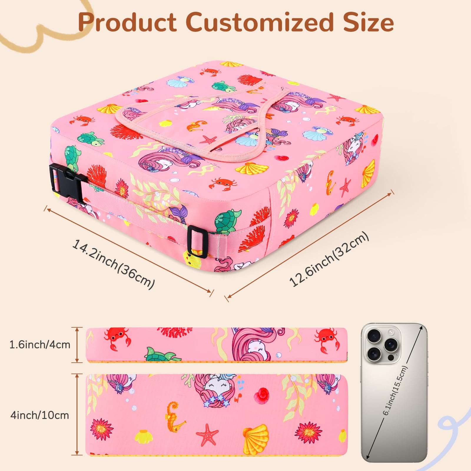 TOTIDYH toddler booster fits most chairs for versatile meals.