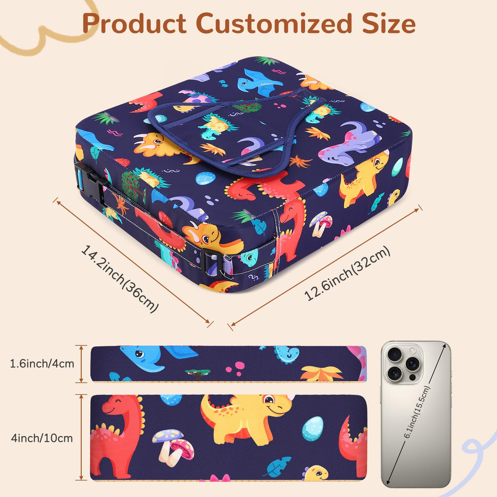 TOTIDYH portable booster seat is lightweight for travel and dining outside.