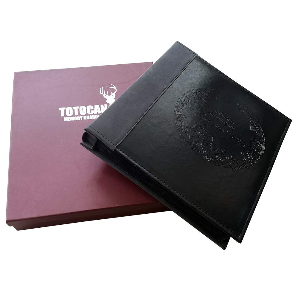 Totocan large 13.4 x 12.2 inches album fits wedding memories.