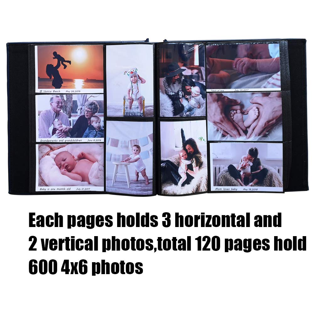 Totocan photo book shows 3 horizontal and 2 vertical layouts per page.