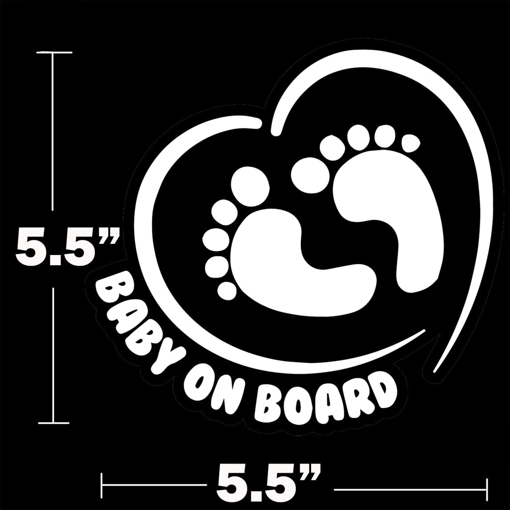 Totomo die-cut vinyl waterproof sticker for all weather use on vehicles.