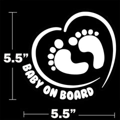 Totomo die-cut vinyl waterproof sticker for all weather use on vehicles.