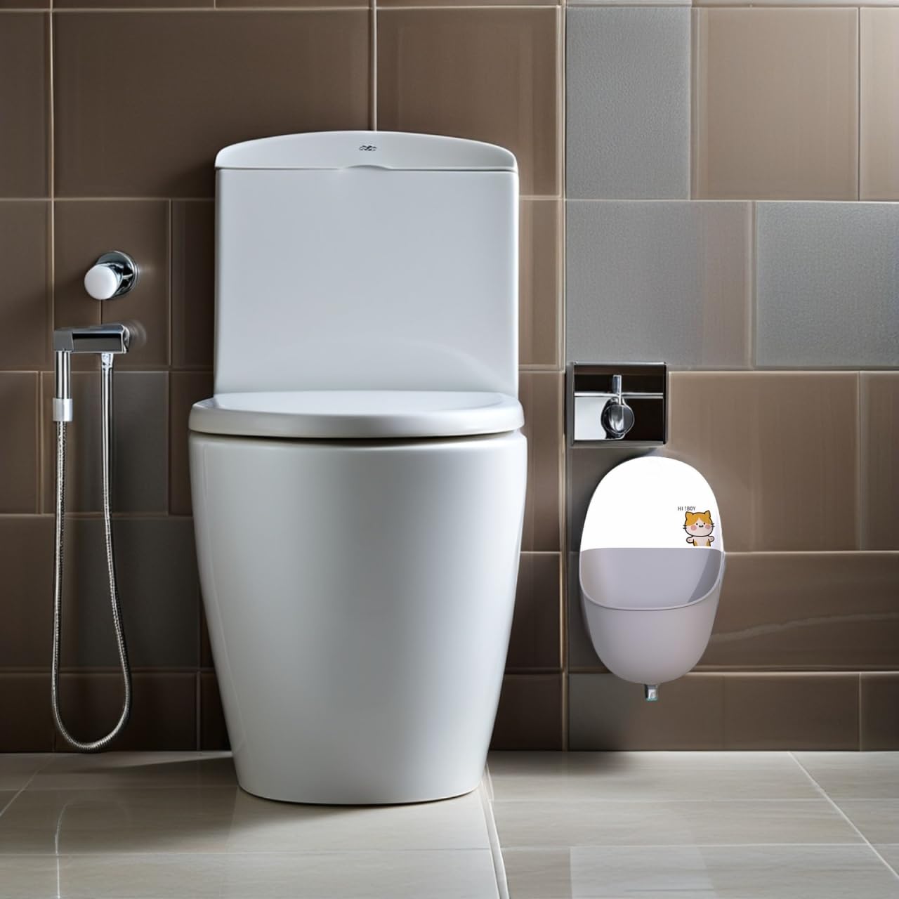 Totority urinal made of safe PP material for durability