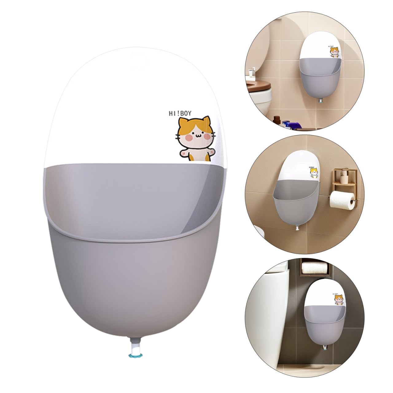 Totority stand-up-training urinal supports independent use