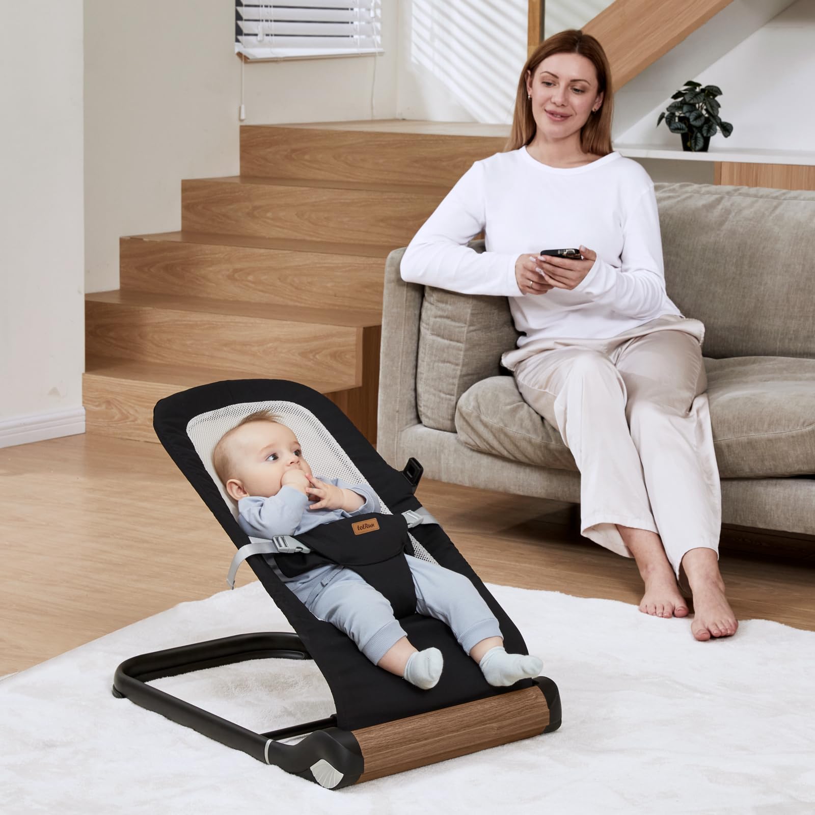 Chic TotRun design complements modern homes and nurseries.