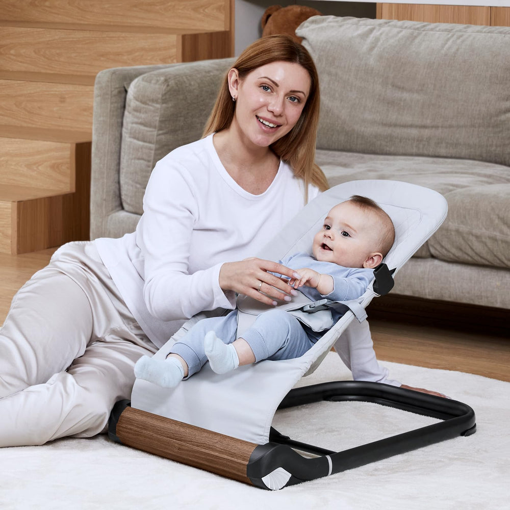 TotRun baby bouncer chair secure harness for safe use