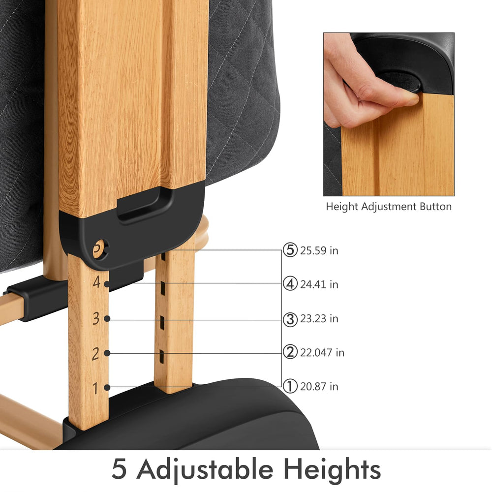 TotRun Bassinet Bedside Sleeper has wheels for easy room-to-room movement
