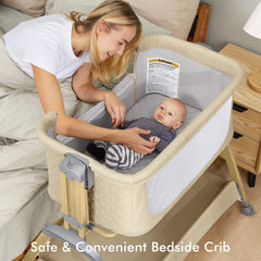 TotRun bassinet rocking function for soothing newborns to sleep