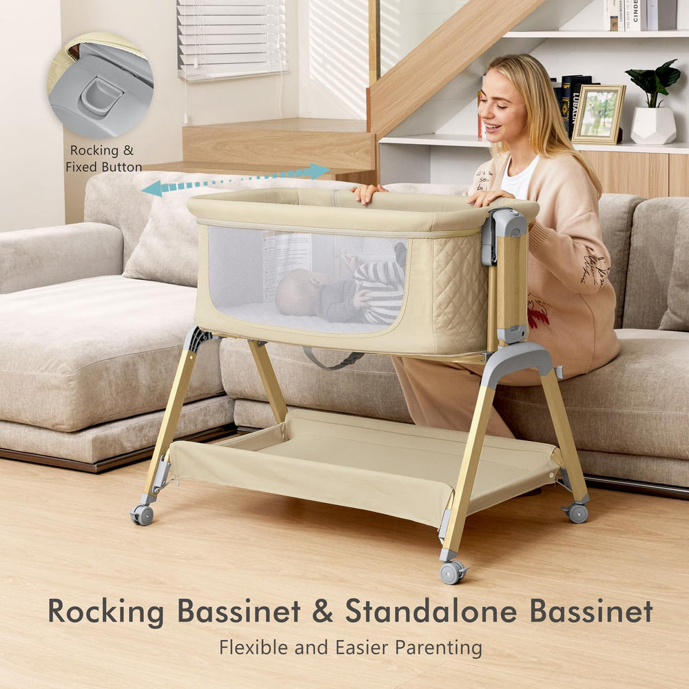 TotRun multi-use design works as bassinet, sleeper, or play area