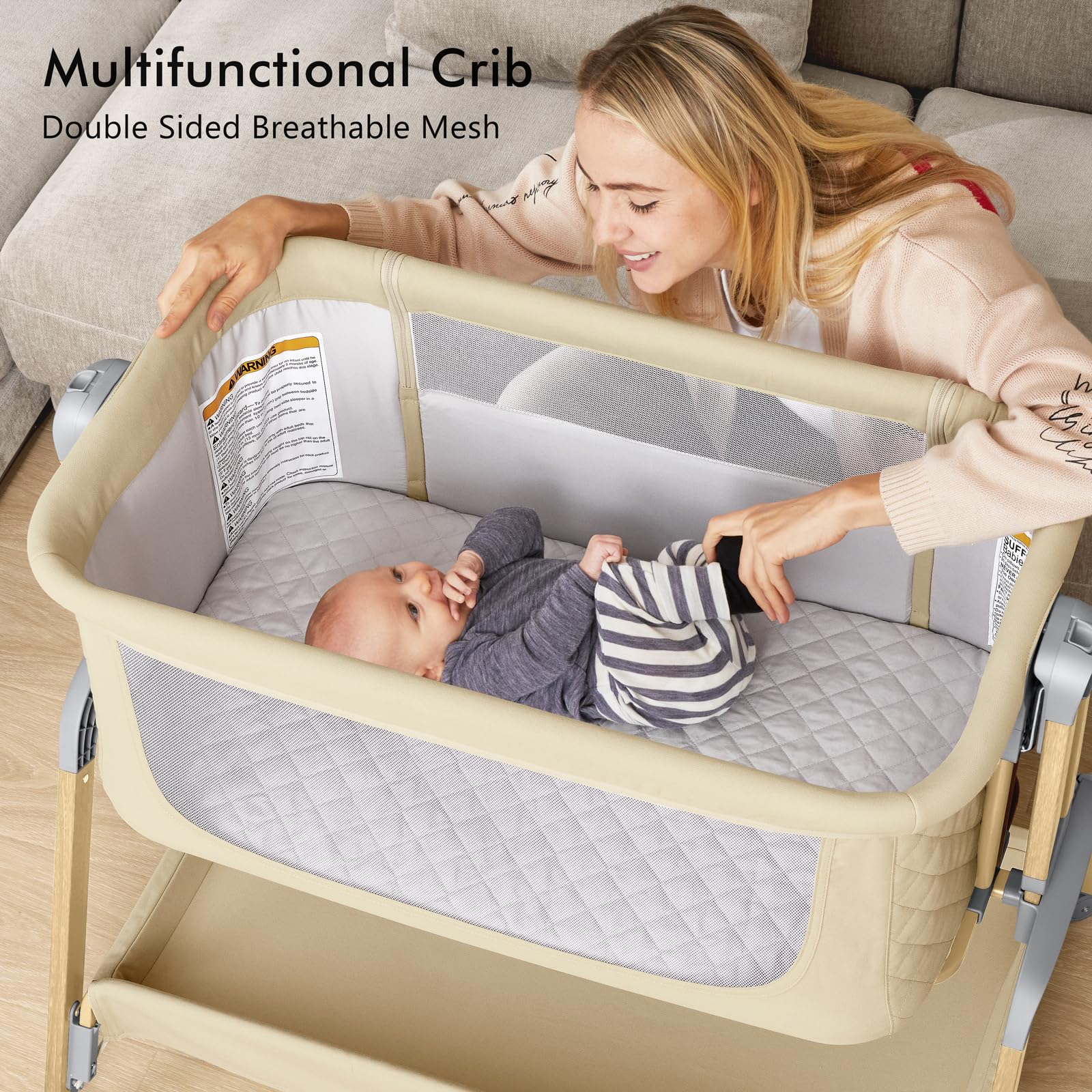 TotRun soft breathable mattress promotes comfy, gentle rest