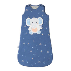 Toucan Baby sleep sack with attached lovey for self-soothing and independent sleep.
